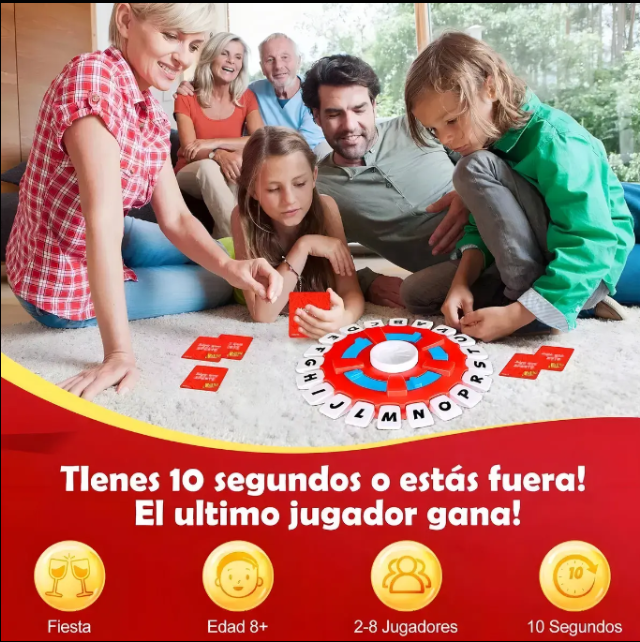 Juego Basta Electrónico Familiar | Diversión Rápida para Compartir