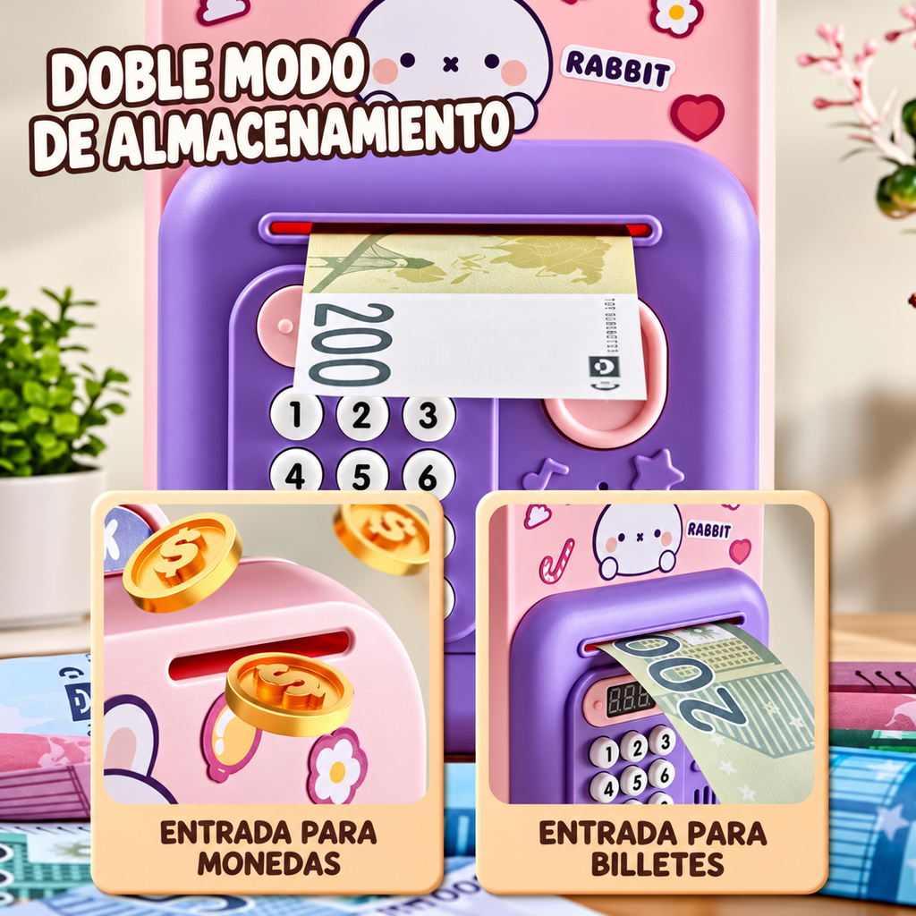 Caja Fuerte Infantil con Clave y Huella