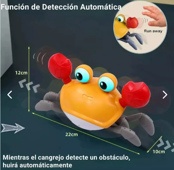 Cangrejo Caminador Interactivo USB con Luces y Sonido