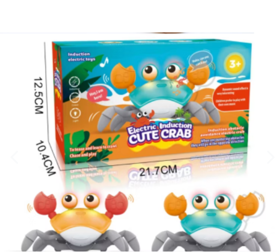 Cangrejo Caminador Interactivo USB con Luces y Sonido