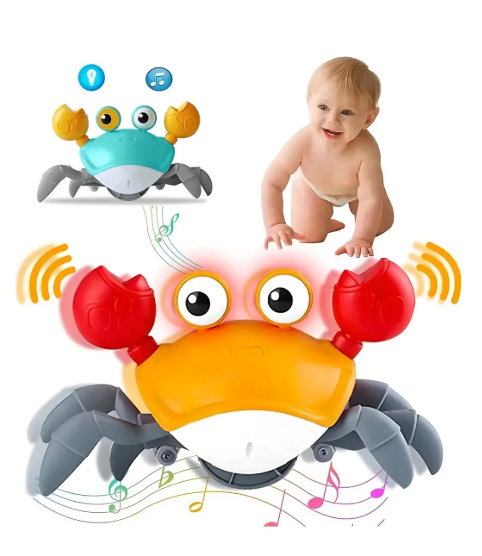 Cangrejo Caminador Interactivo USB con Luces y Sonido