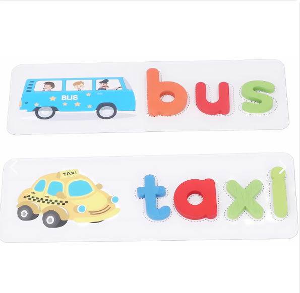 Juego de Deletreo Infantil con Letras y Palabras