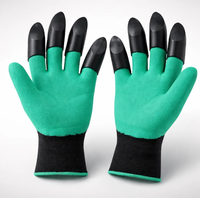 Guantes de Jardinería con Garras para Cavar y Plantar