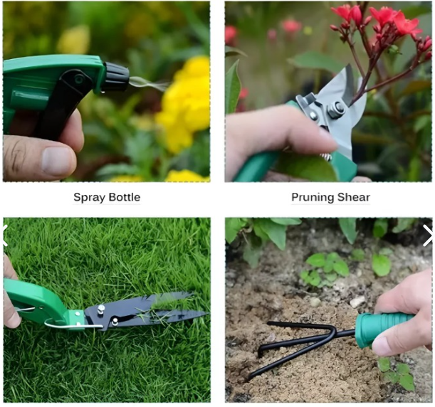 Set de Herramientas para Jardinería con Estuche