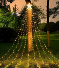 Luces Navideñas con Estrella y Cortina LED | 8 Modos