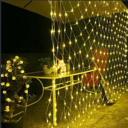 Malla Solar de Luces LED 3 × 2 m para Exterior