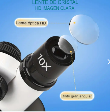 Microscopio Infantil Científico con Accesorios
