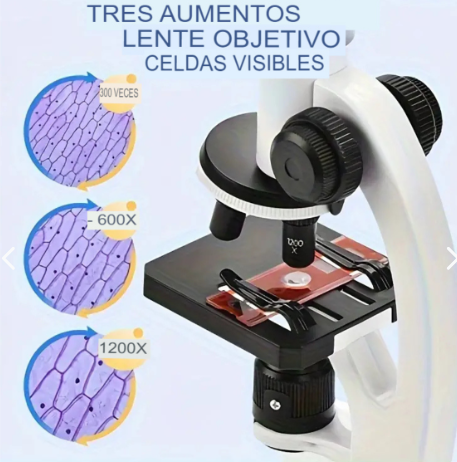 Microscopio Infantil Científico con Accesorios