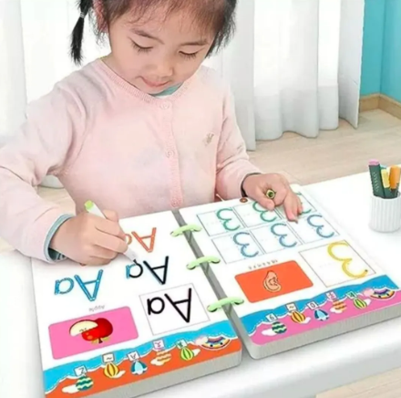Cuaderno Interactivo de Trazos y Caligrafía Infantil