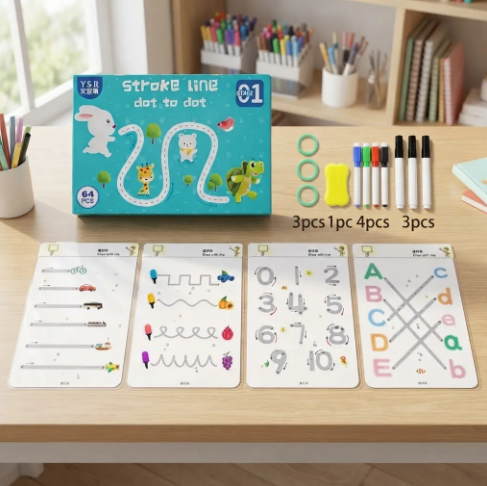 Cuaderno Interactivo de Trazos y Caligrafía Infantil
