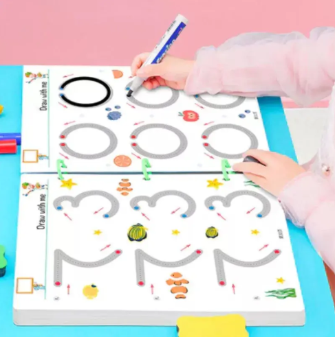 Cuaderno Interactivo de Trazos y Caligrafía Infantil