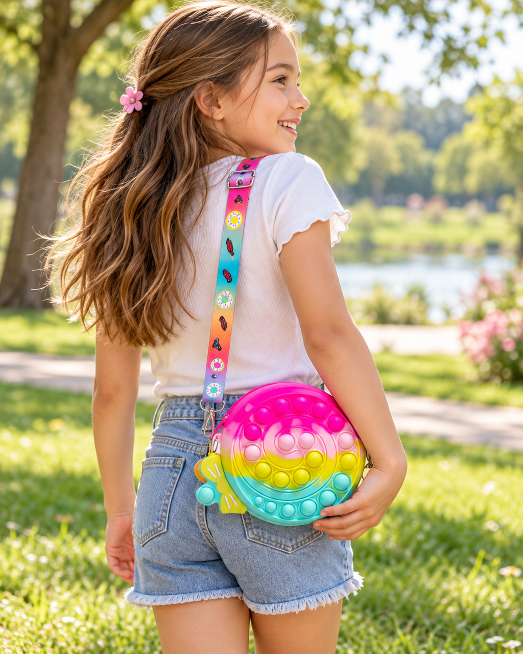 Pack 2 Carteras Pop It Infantiles con Correa