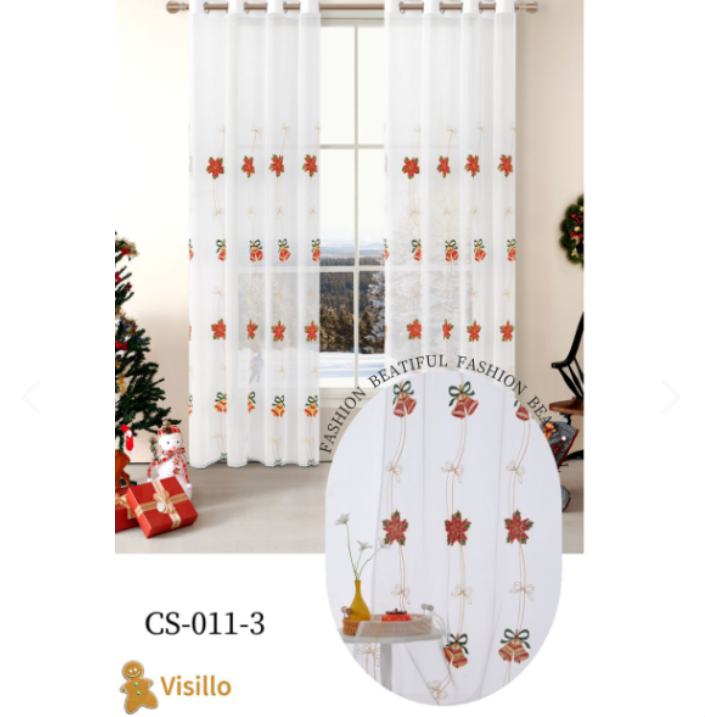 Pack 2 Visillos Navideños para Ventana | Varios Diseños