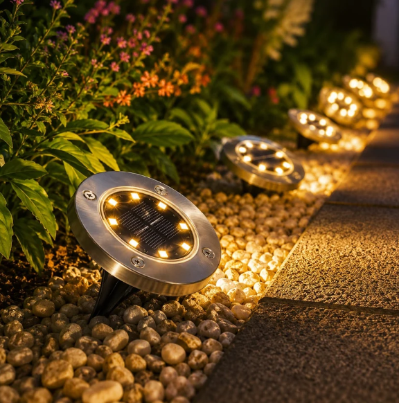 Kit 4 Estacas Solares RGB para Jardín