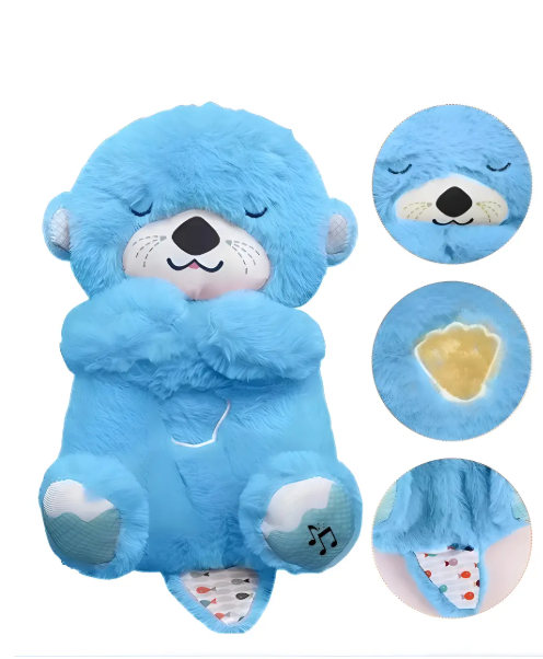 Nutria de Peluche Relajante con Luz y Sonido